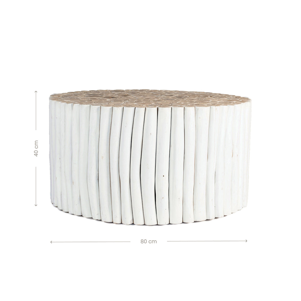 Takke Coffee Table | White
