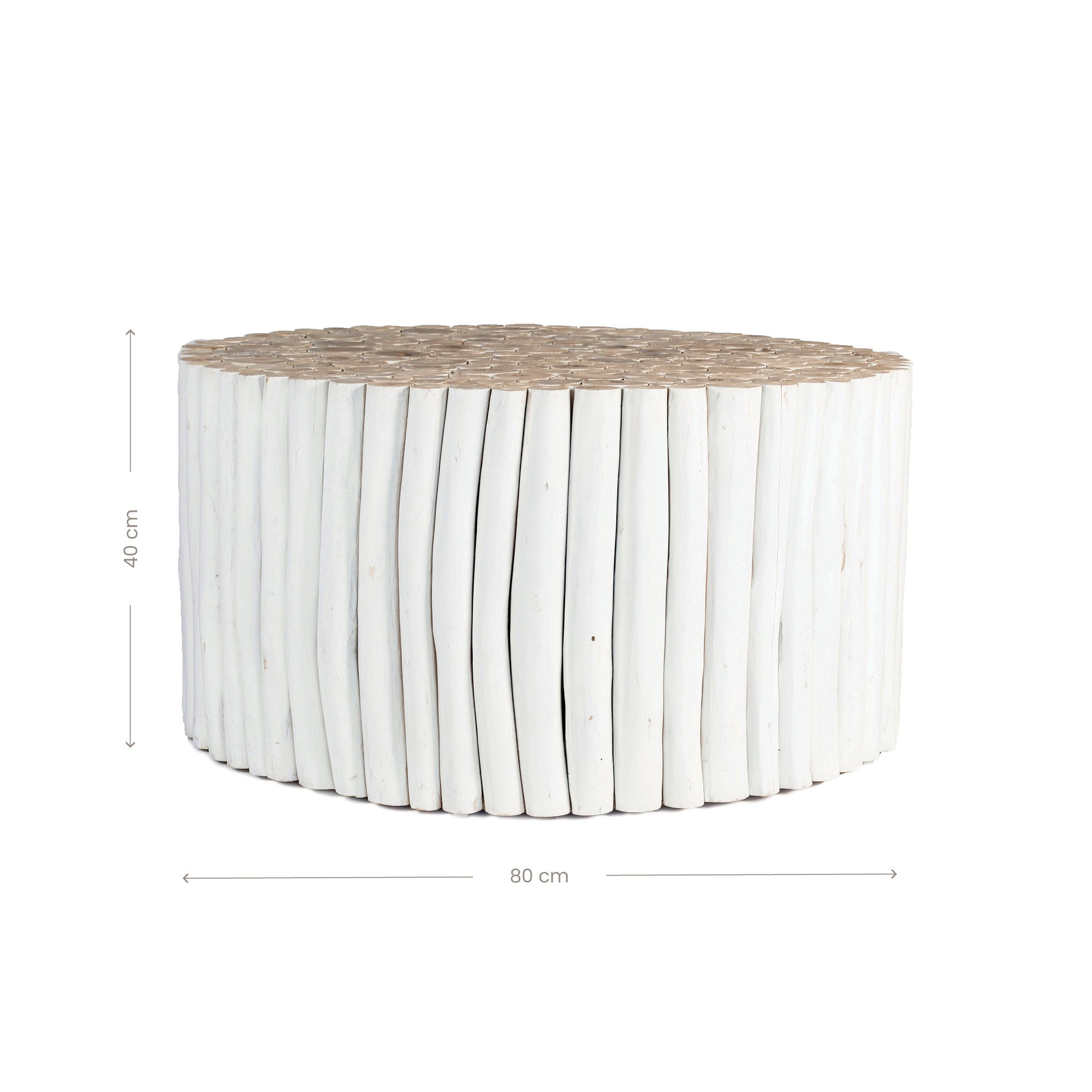 Takke Coffee Table | White